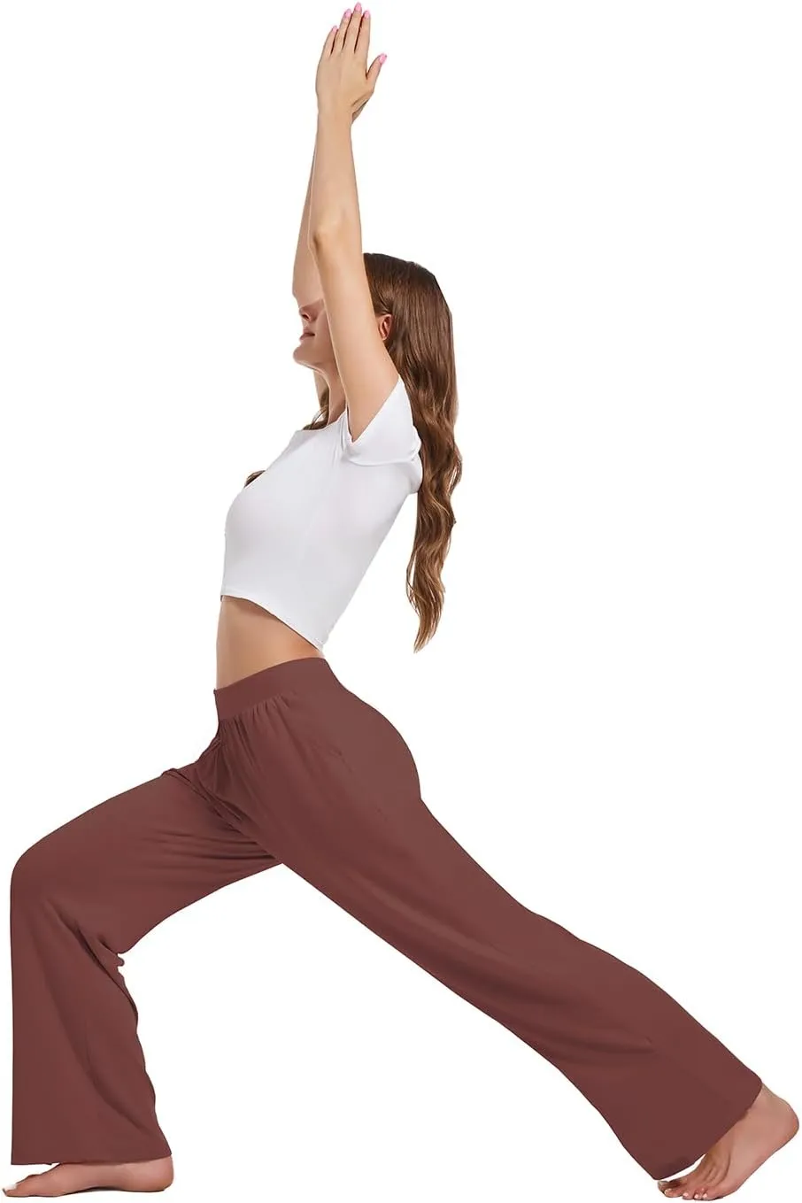 3 Pack Women's Lounge Pants Cozy Wide Leg Lounge Pants with Pockets Loose Flowy Yoga Sweatpants Workout Comfy Jogger