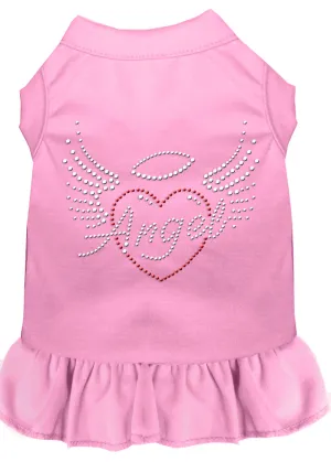 Angel Heart Rhinestone Dress Light Pink 4x