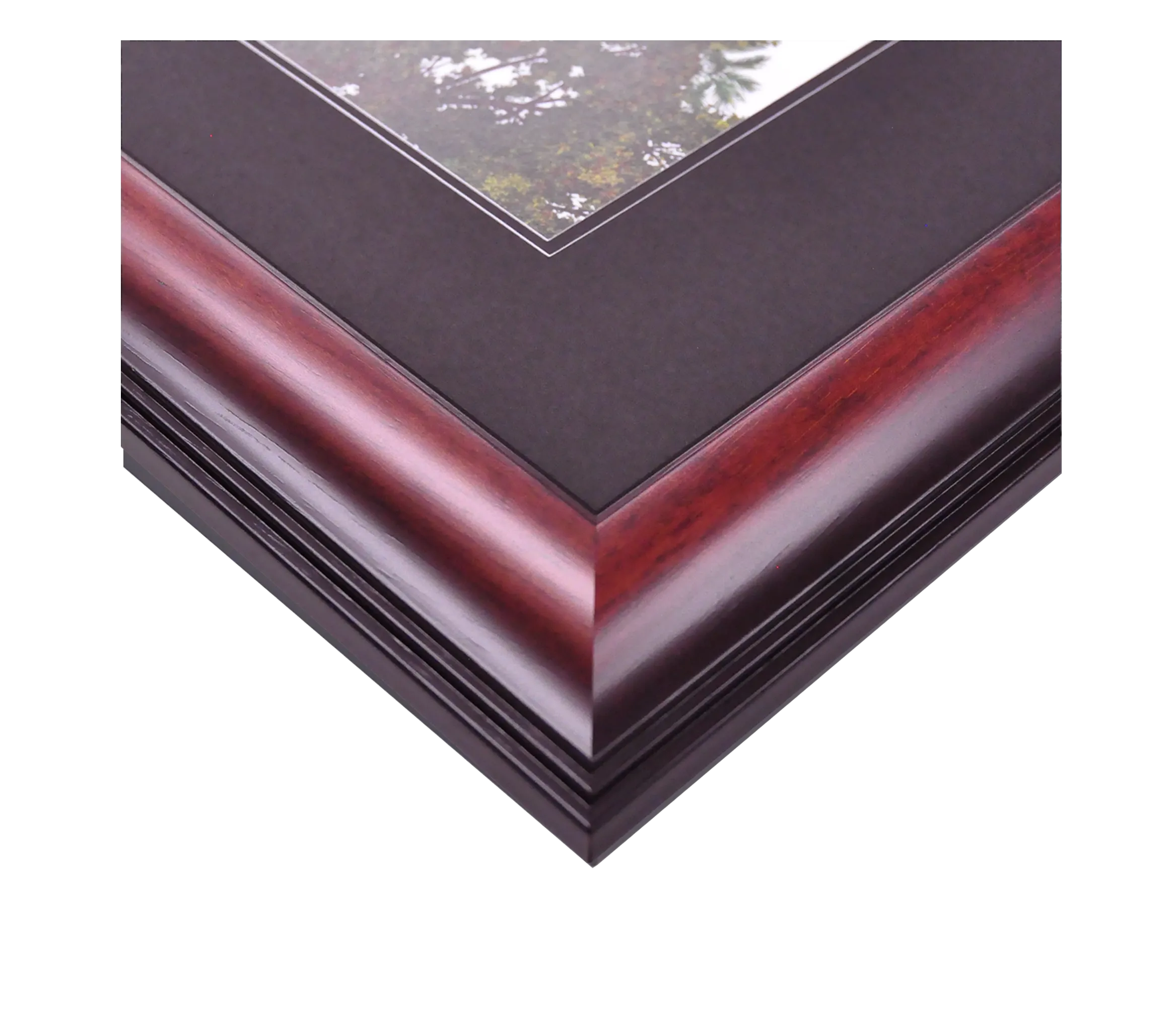Army Certificate Classic Mahogany Frame with Silver Medallion