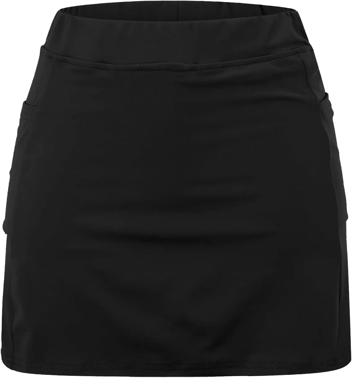 Athletic Skorts for Woman Black High Waisted Tummy Control Women's Yoga Shorts Dressy Casual with Pockets Skirts