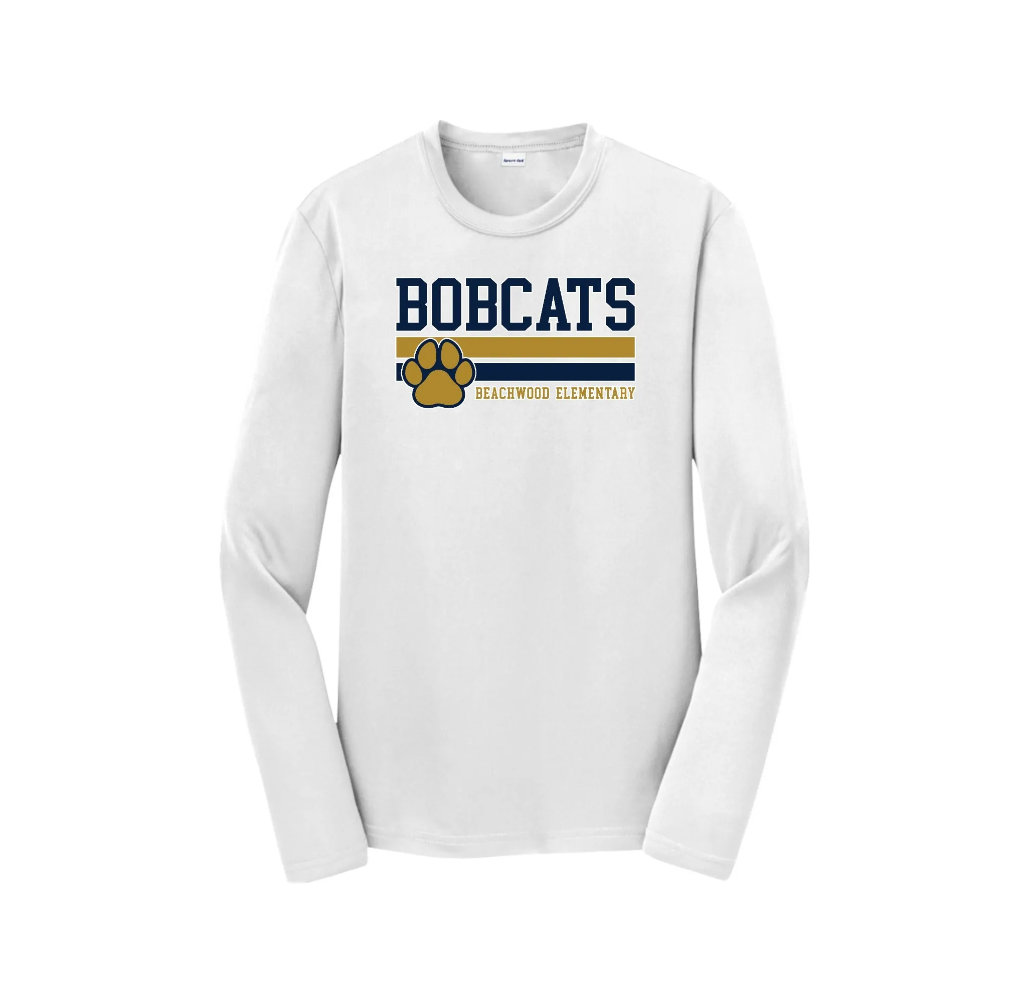Beachwood Elementary Spirit Wear 2024-25 On-Demand Store-Youth Unisex Dri-Fit Long Sleeve Tee On-Demand