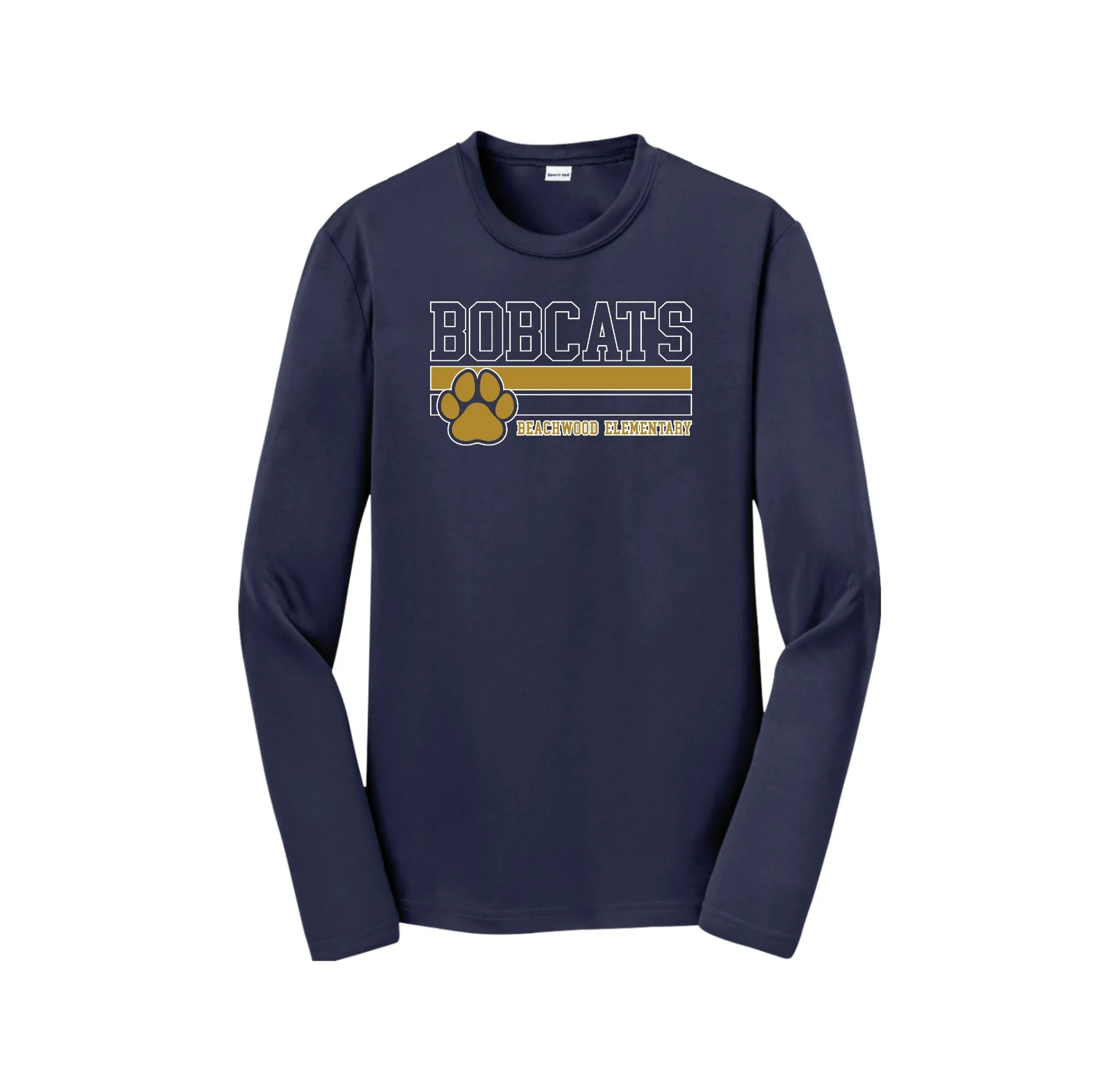 Beachwood Elementary Spirit Wear 2024-25 On-Demand Store-Youth Unisex Dri-Fit Long Sleeve Tee On-Demand
