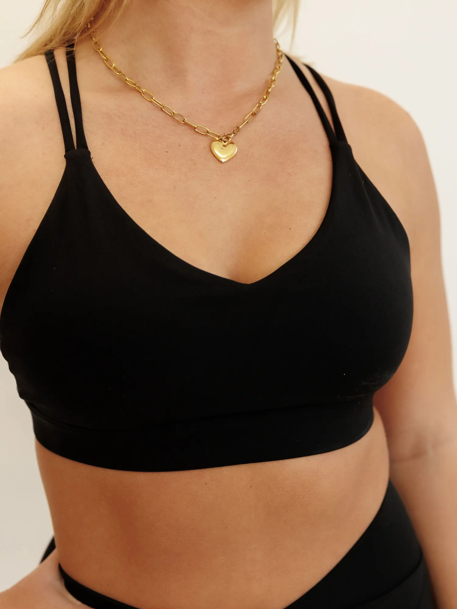 Black "Marina" Low Impact Sports Bra