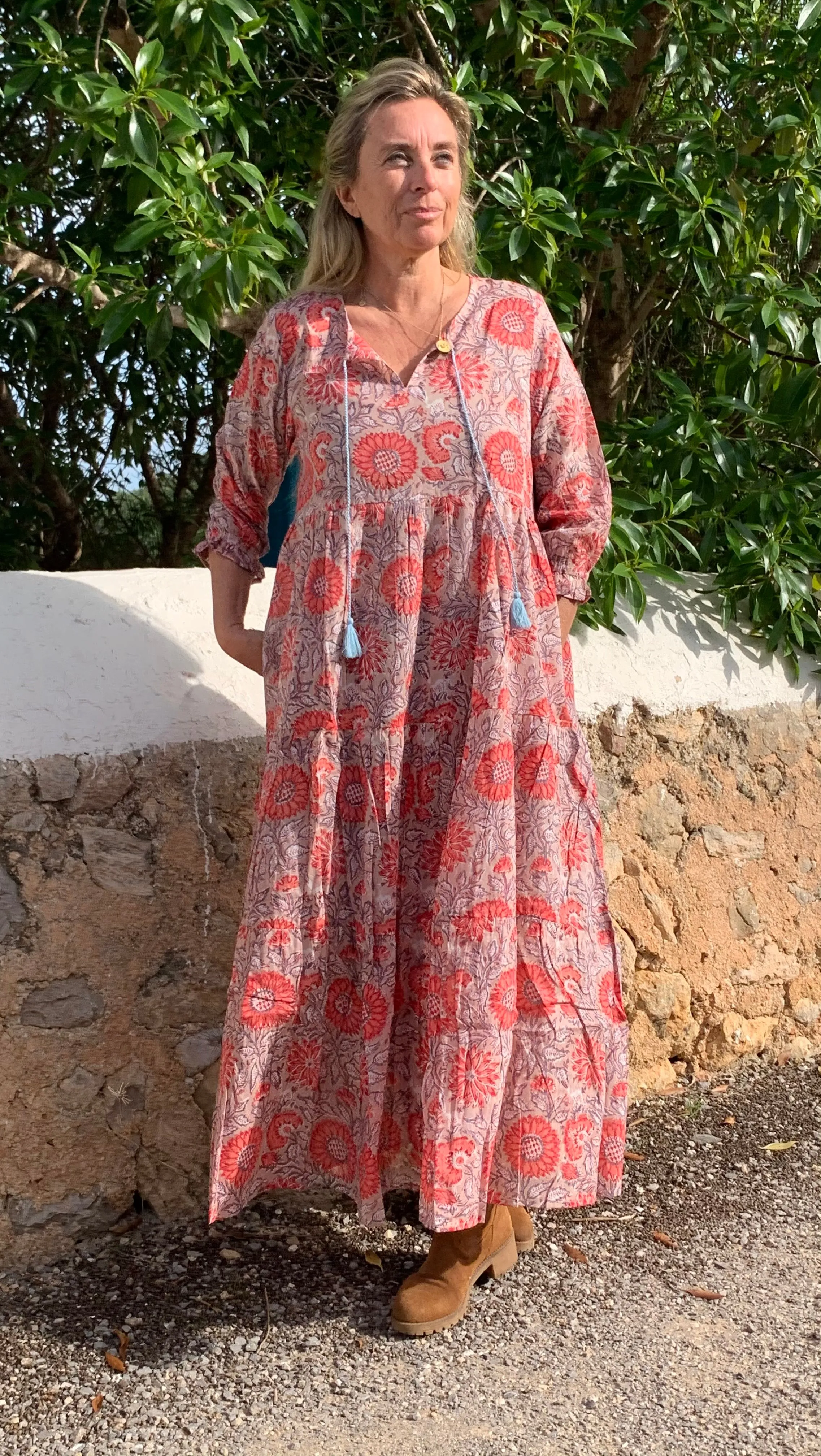 Boho dress sunflower 🌻
