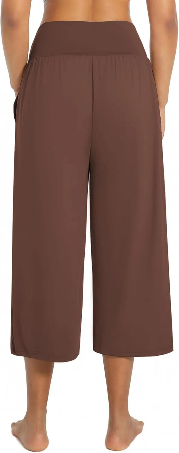 BUBBLELIME 20"/27"/29"/31"/35" Women's High Waist Casual Wide Leg Yoga Pants Cozy Loose Comfy Lounge Sweatpants with Pockets