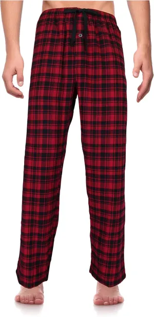 Casual Trends Classical Sleepwear Mens 100% Cotton Flannel Pajama Pants,