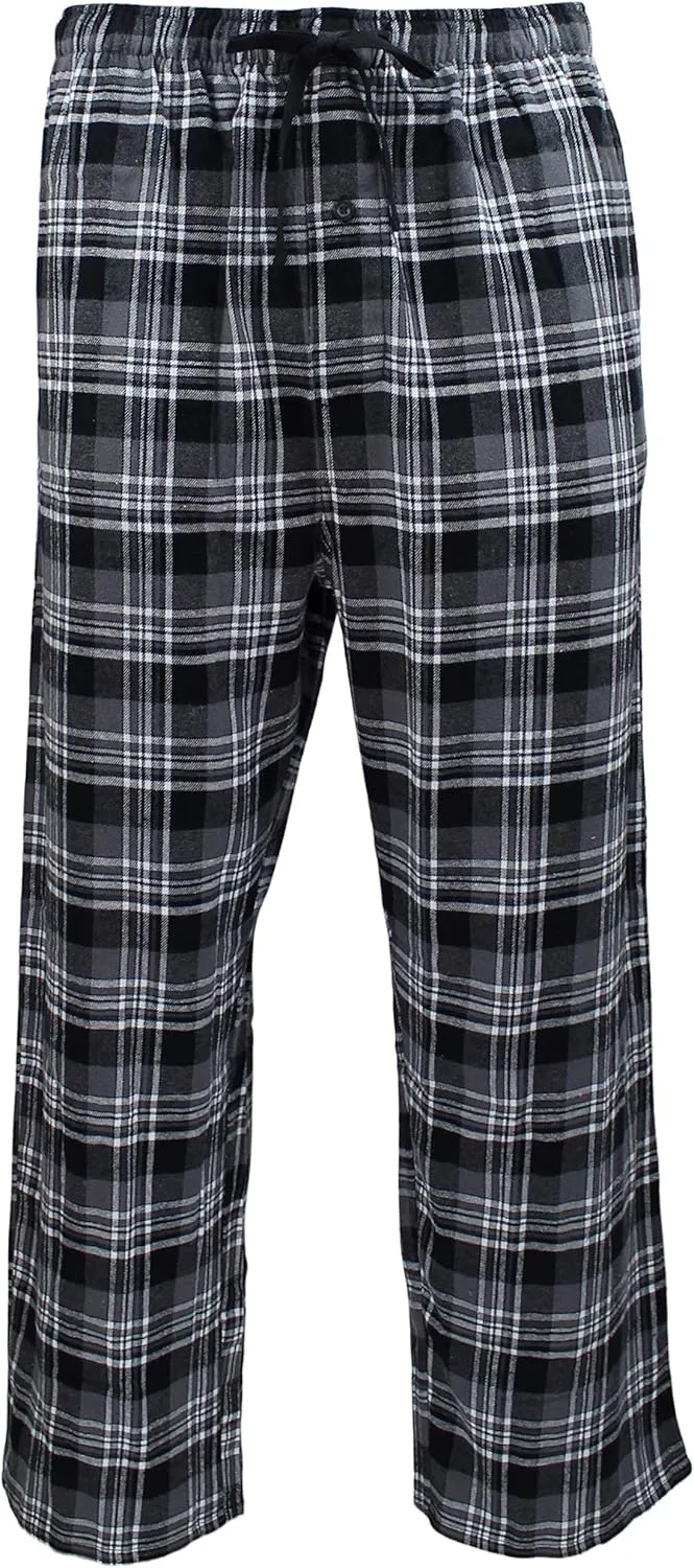 Casual Trends Classical Sleepwear Mens 100% Cotton Flannel Pajama Pants,