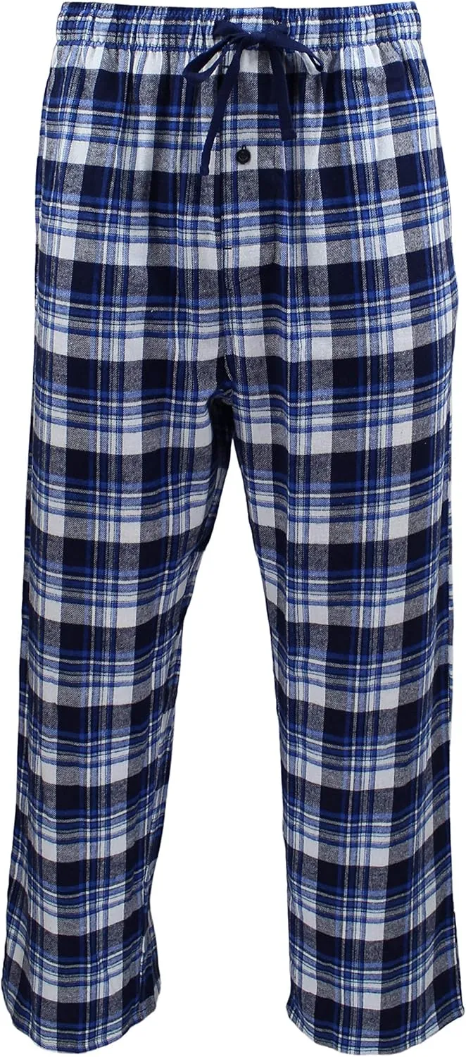 Casual Trends Classical Sleepwear Mens 100% Cotton Flannel Pajama Pants,