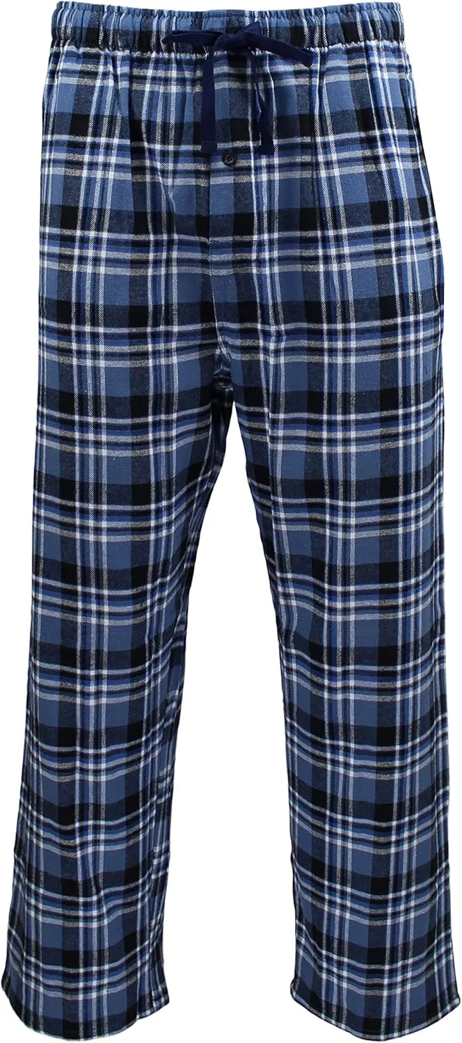 Casual Trends Classical Sleepwear Mens 100% Cotton Flannel Pajama Pants,