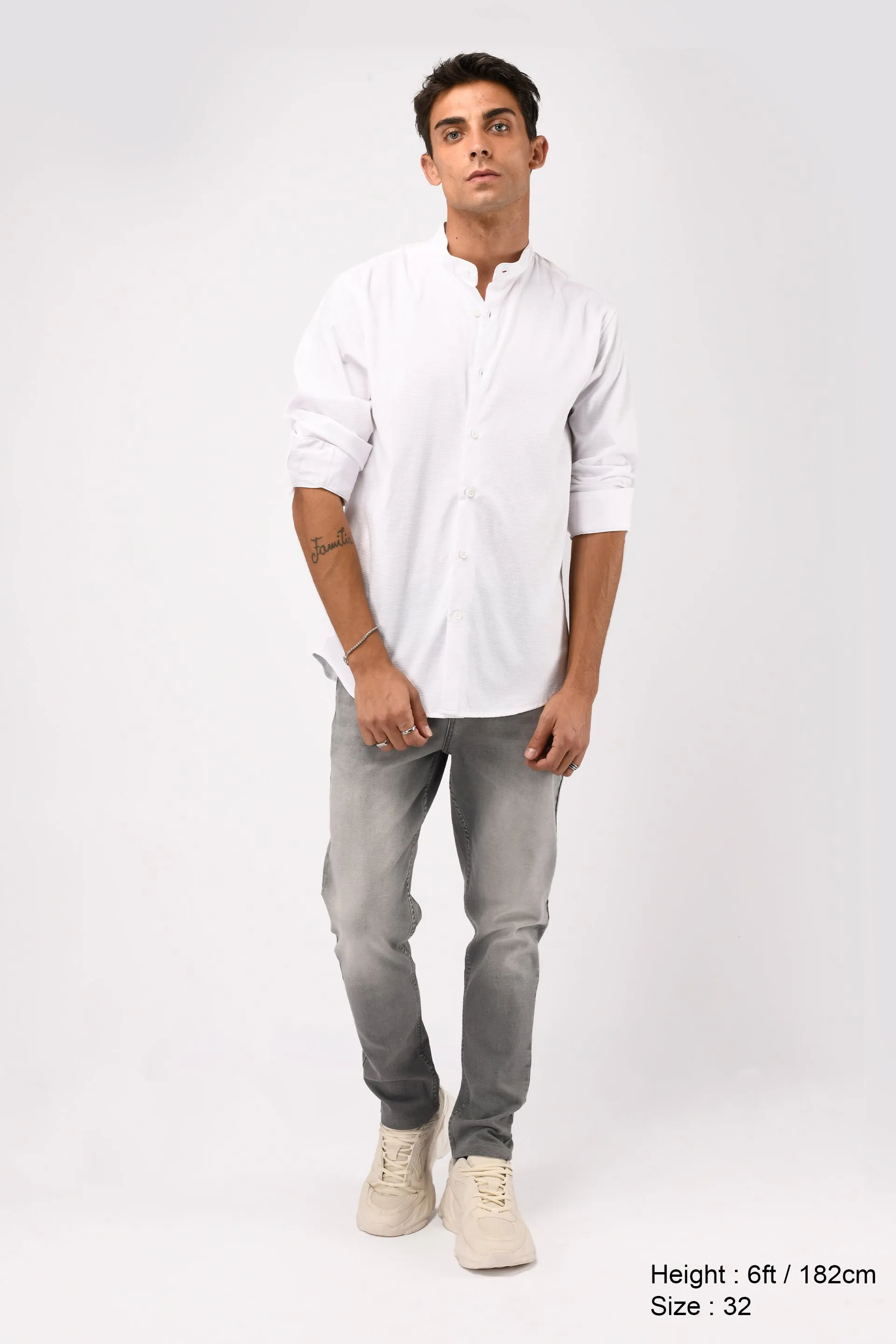CLASSIC EDGE TAILORED DENIM IN GREY