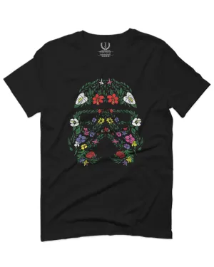 Cool Graphic Floral Tropical Flowers Stormtrooper Street wear For men T Shirt