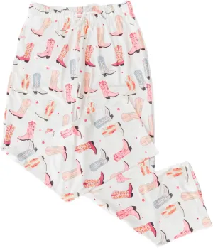 Cowboy Boot Pajamas for Women - Cowgirl Pajamas Women, Preppy Pajamas, Cowboy Boot Pjs for Women, Preppy PJs