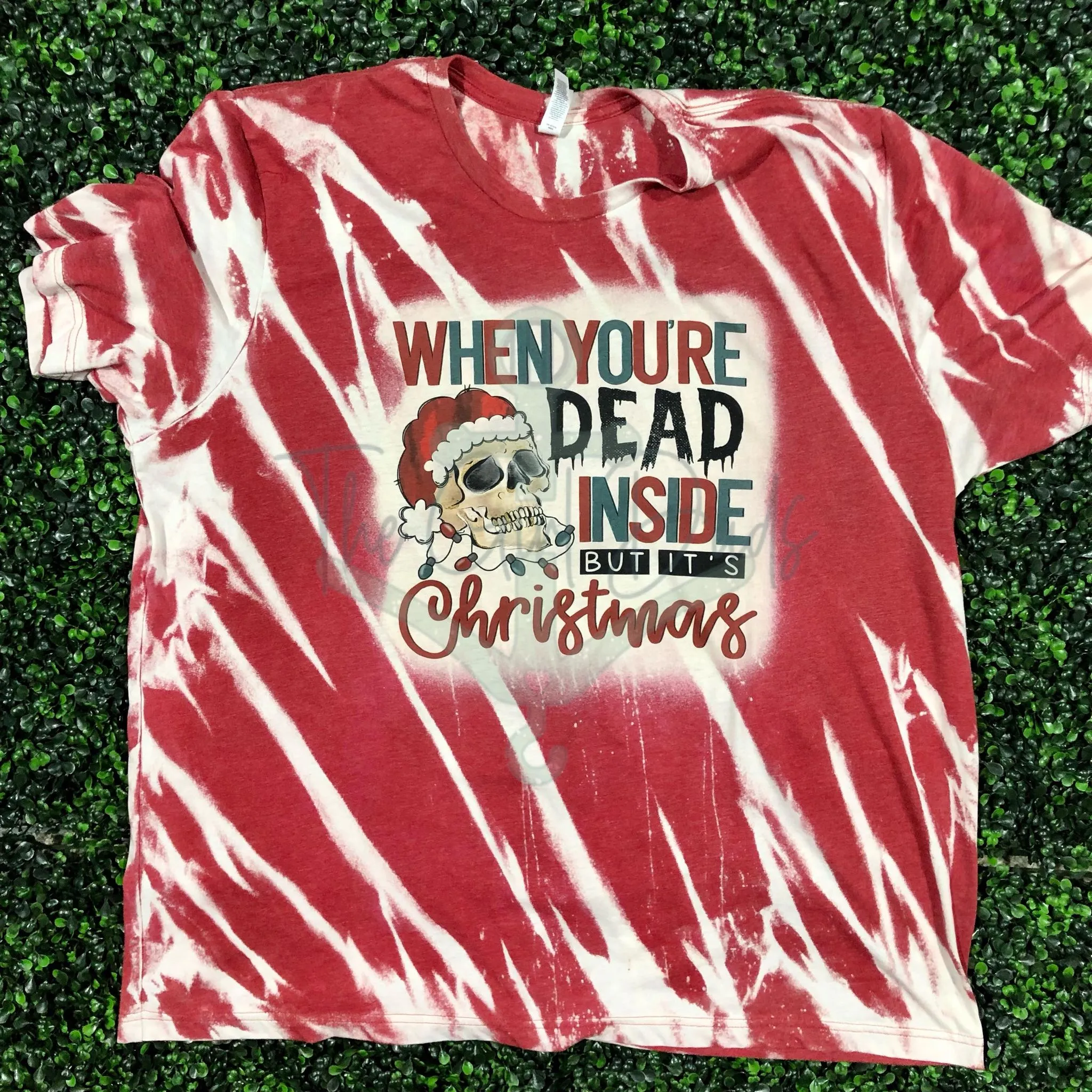 Dead Inside but its Christmas Top Design