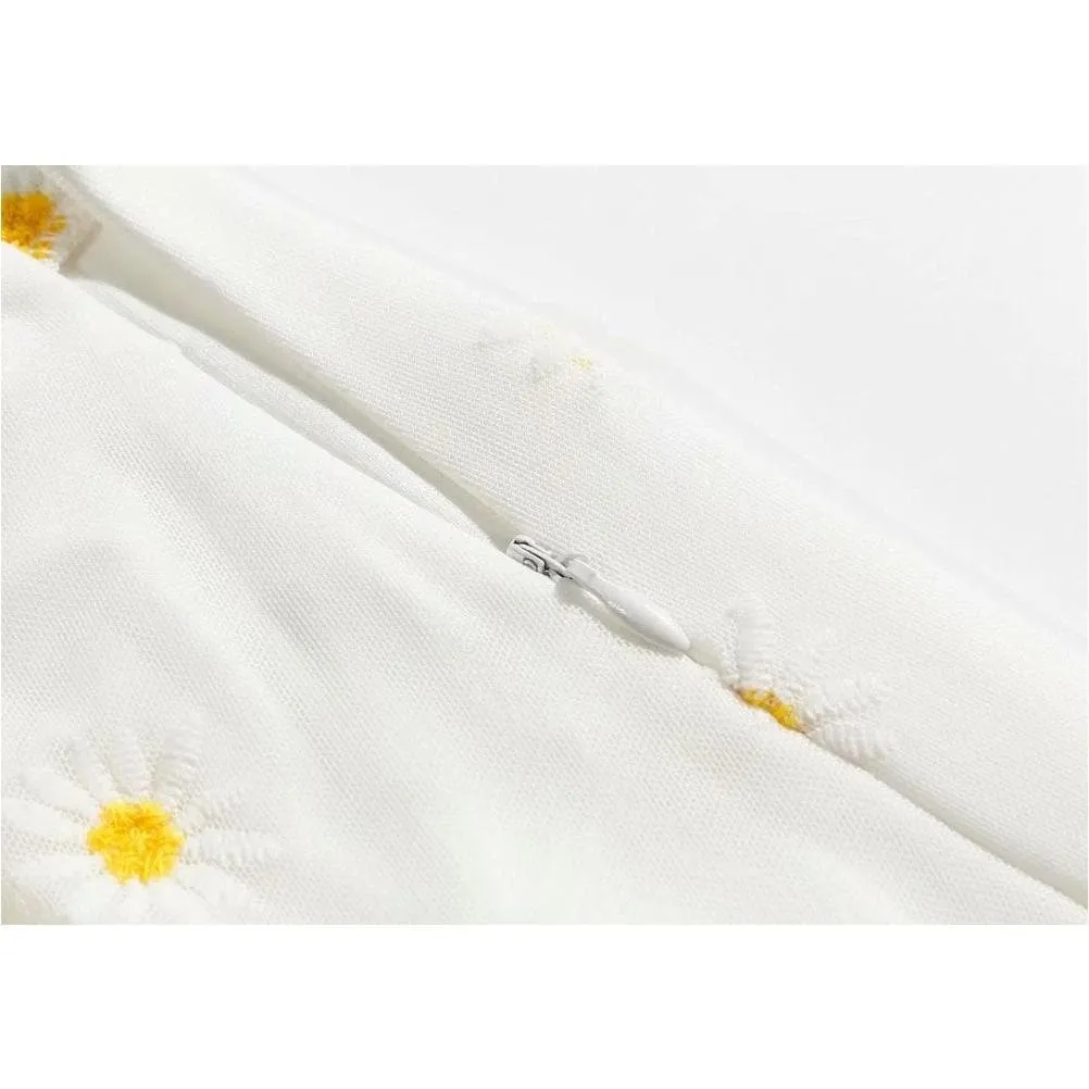 ELEGANT FLORAL EMBROIDERY SKIRT