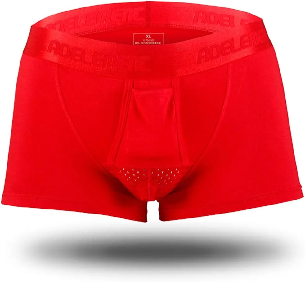 GIERIDUC Mens Sexy Bulge Enhancing Boxer Briefs for Husband from Wife Pretty Panties for Men