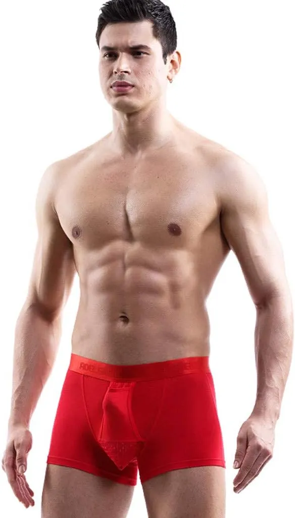 GIERIDUC Mens Sexy Bulge Enhancing Boxer Briefs for Husband from Wife Pretty Panties for Men