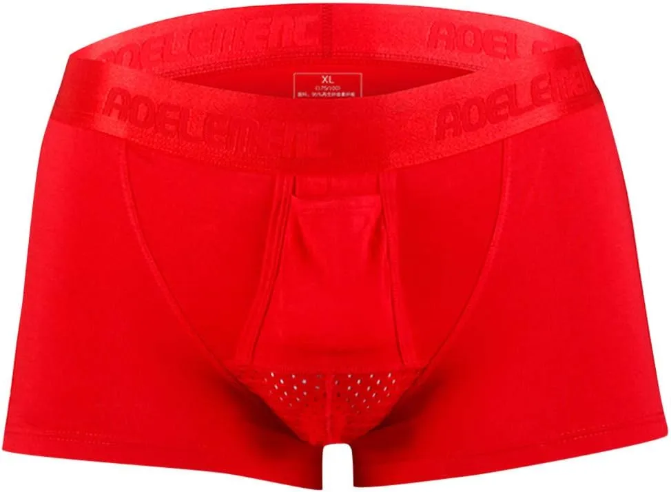 GIERIDUC Mens Sexy Bulge Enhancing Boxer Briefs for Husband from Wife Pretty Panties for Men