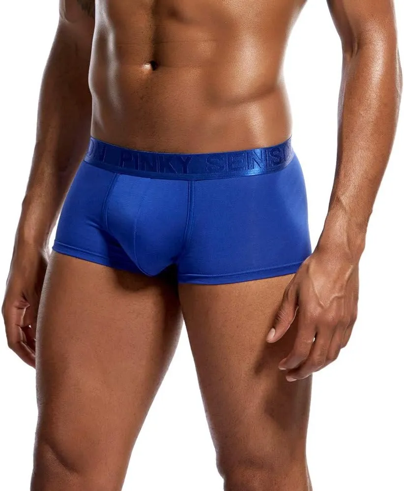 GIERIDUC Mens Sexy Bulge Enhancing Boxer Briefs for Husband from Wife Pretty Panties for Men