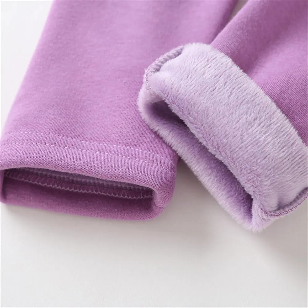 Girls Cute Cloud Caual Elastic Waist Pants