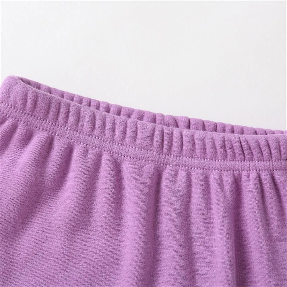 Girls Cute Cloud Caual Elastic Waist Pants