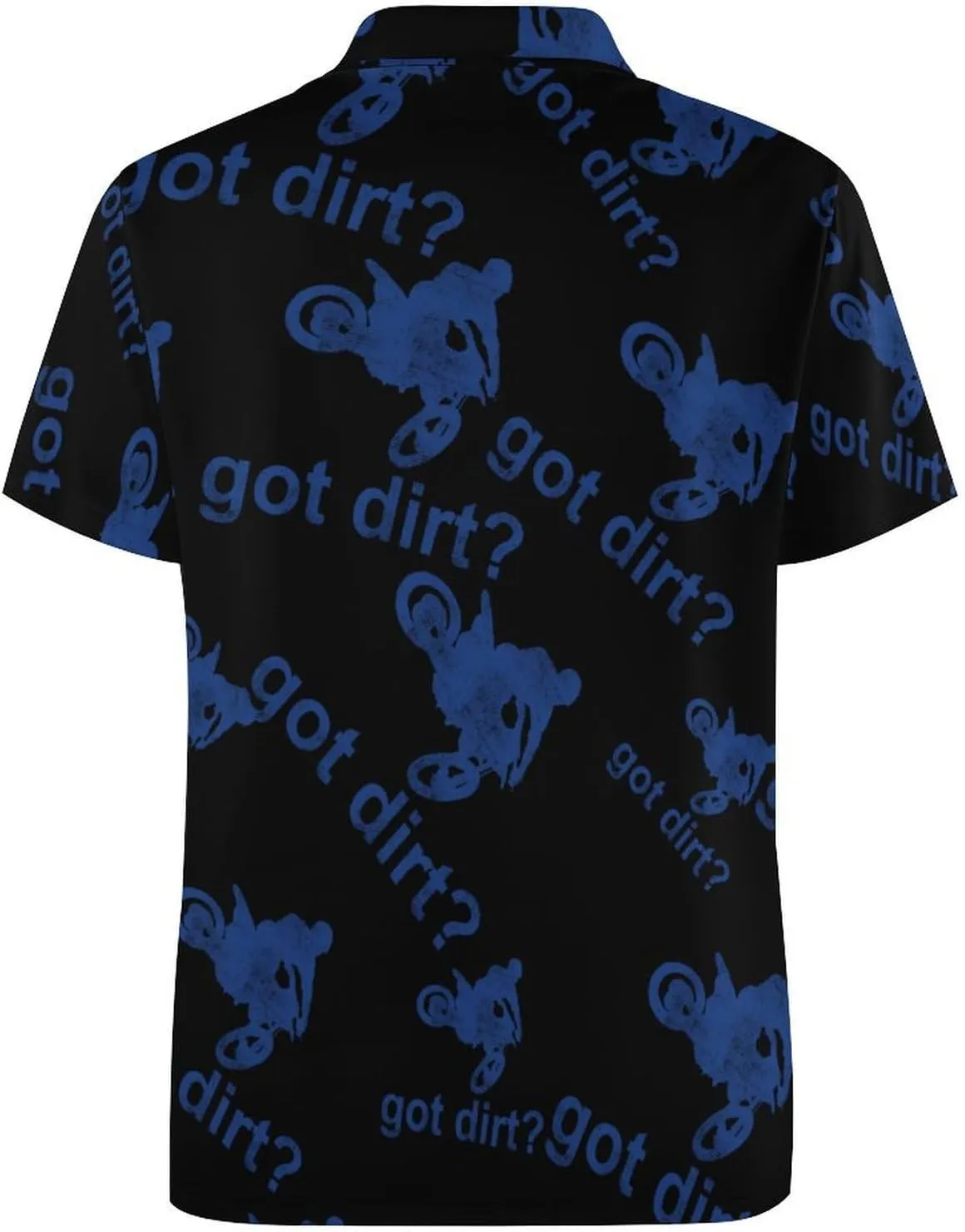 Got Dirt Bike Mens Polo Shirts Quick Dry Short Sleeve T-shirts Slim Tennis Collared Tees Tops