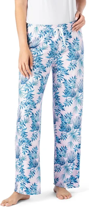 Hello Mello Signature Lounge Pants Womens Soft Pajama Bottoms Elastic Waistband Drawstring Tie