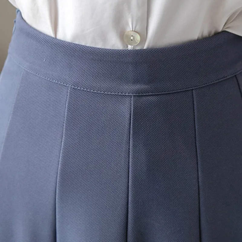 High Waist Summer Pleated Skirts For Women 2020 Fashion Korean Style