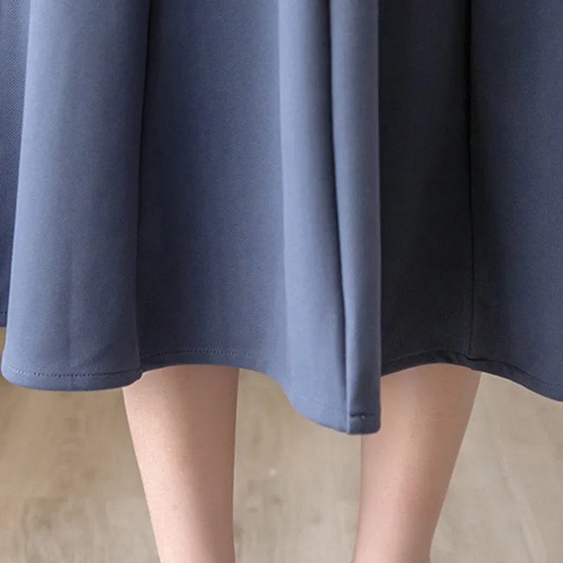 High Waist Summer Pleated Skirts For Women 2020 Fashion Korean Style