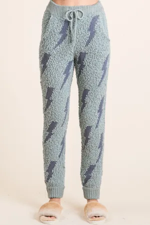 IP3625 | COZY SOFT HAIRY POPCORN SWEATER PANTS