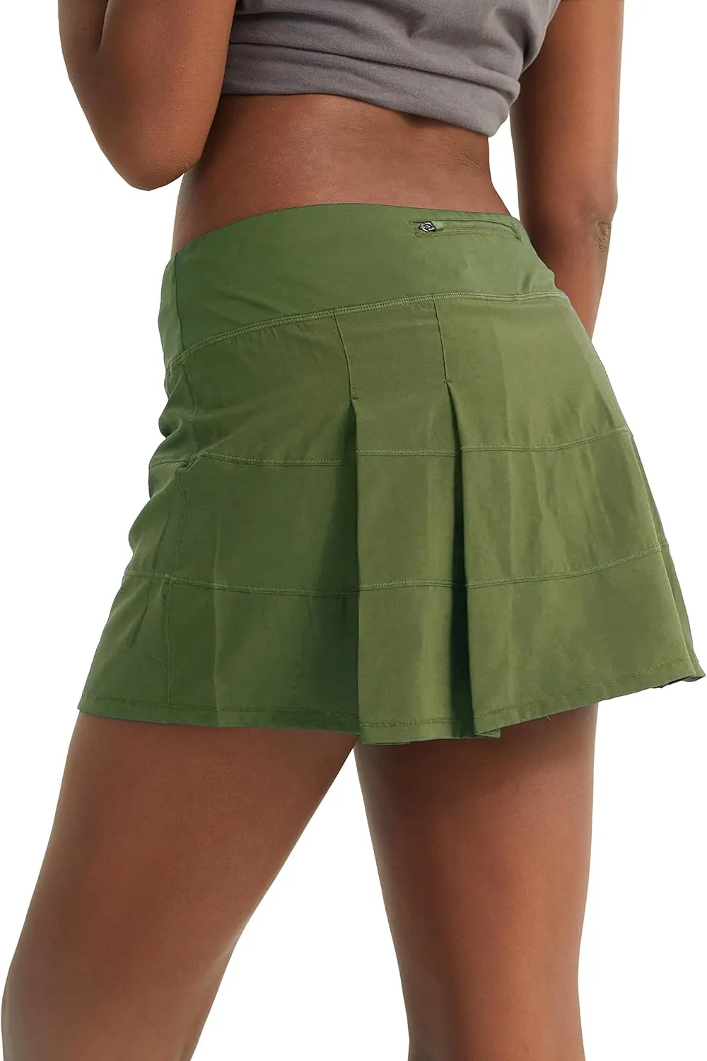 JEGGE Women's Pleated Tennis Skirts with Built-in Shorts & 3 Pockets Workout Running Golf Sports Casual Skorts