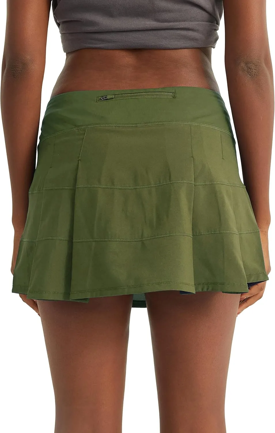 JEGGE Women's Pleated Tennis Skirts with Built-in Shorts & 3 Pockets Workout Running Golf Sports Casual Skorts