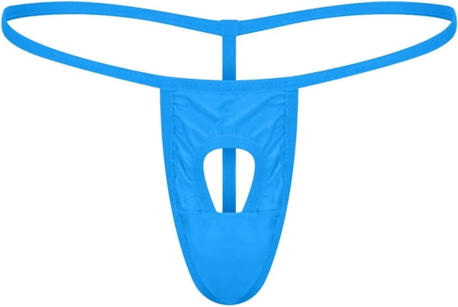 JEShifangjiusu Men's Jockstrap Underwear Hollow Out Bulge Pouch Briefs Panties Sexy G-String Underpants Breathable Thong