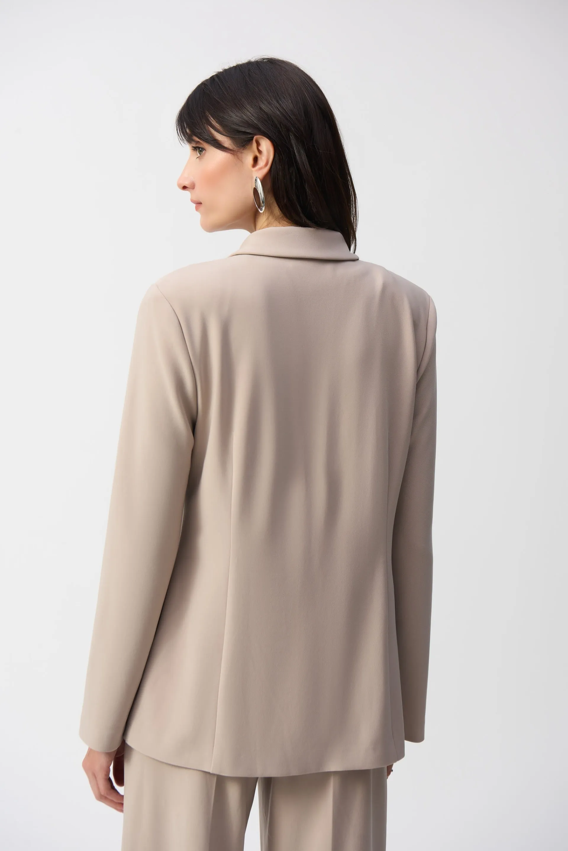 Joseph Ribkoff Dune Silky Knit Straight Blazer Style 251240