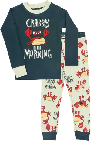 Lazy One Warm Long-Sleeve PJ Sets for Girls and Boys, Funny Animal Kids' Pajama Sets, Cozy, Comfy