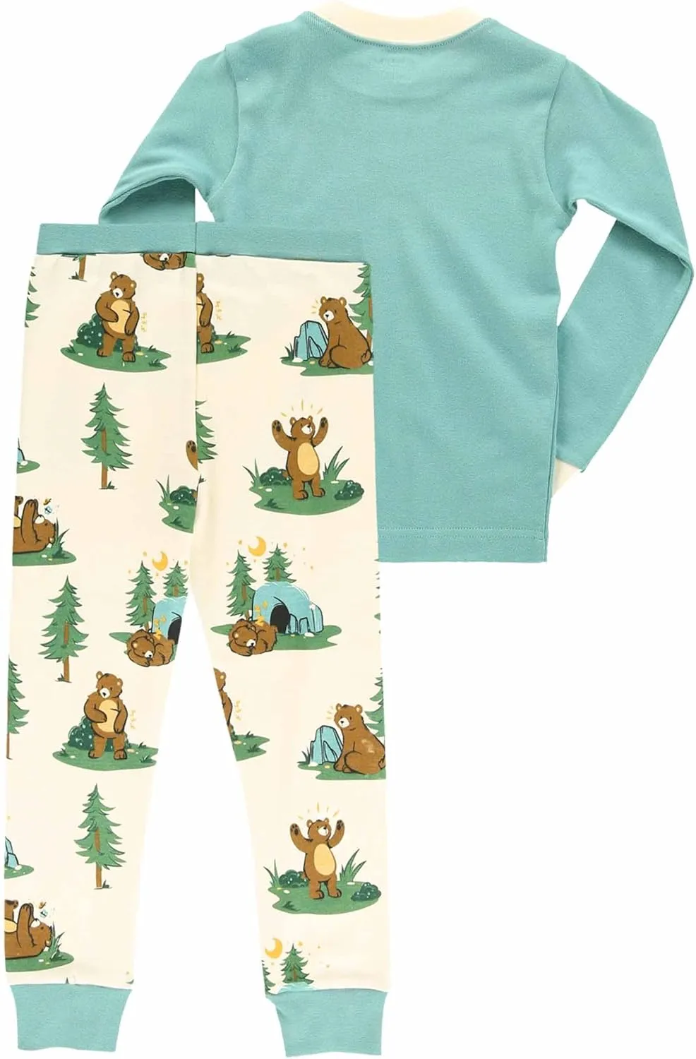 Lazy One Warm Long-Sleeve PJ Sets for Girls and Boys, Funny Animal Kids' Pajama Sets, Cozy, Comfy