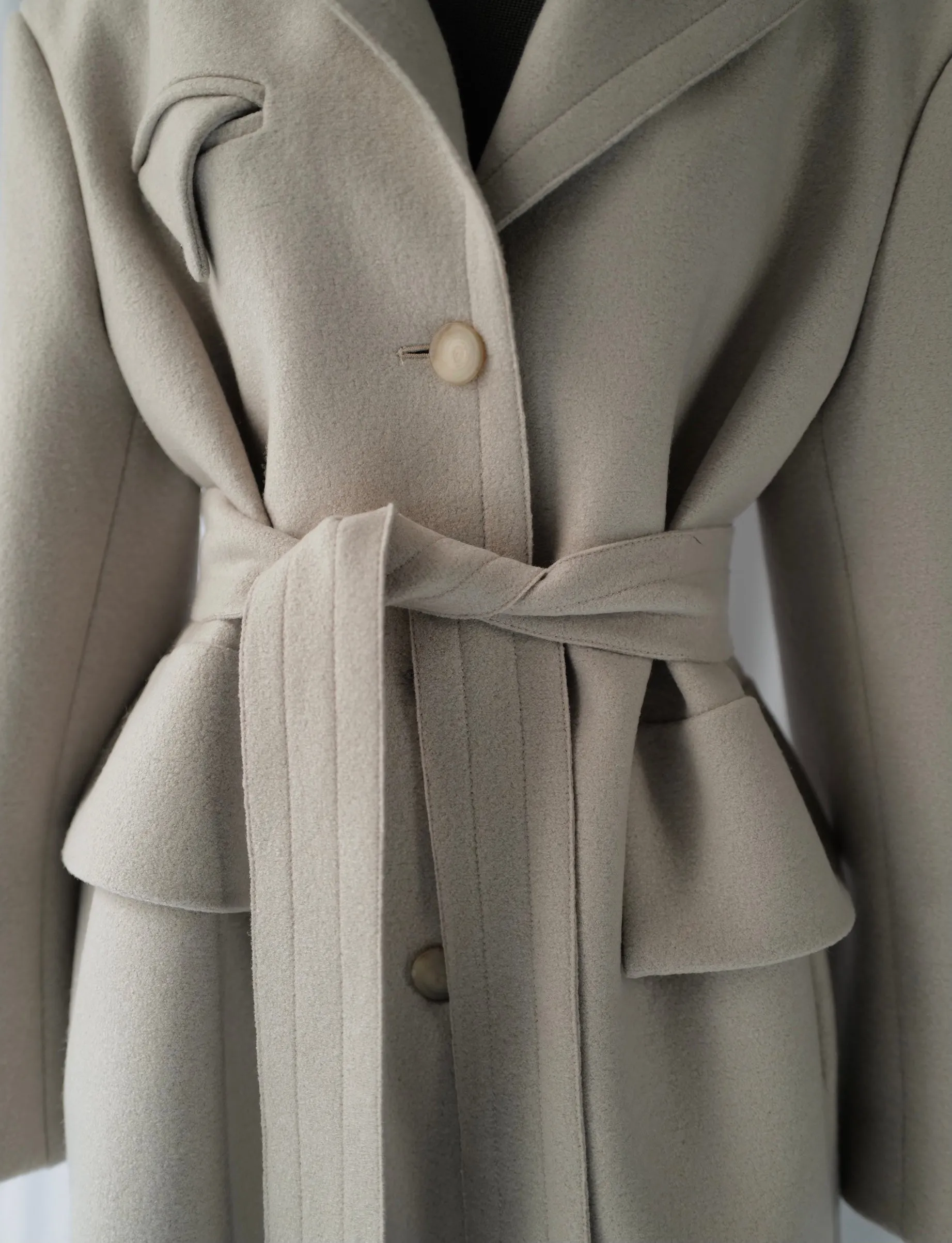 Light Wool Felt Coat ROMA SS25