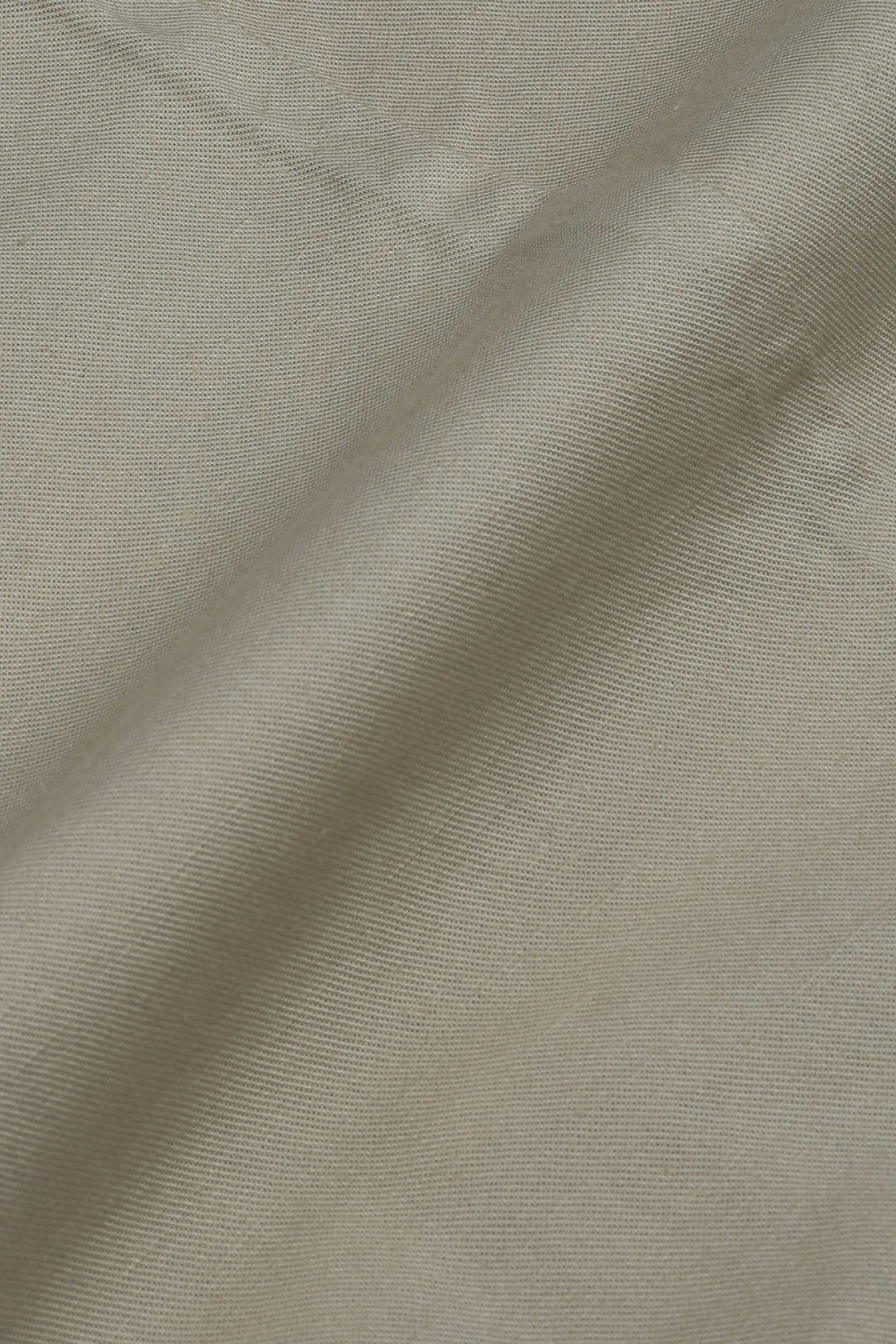 LINEN FUSED TAILORED  PANTS IN BEIGE