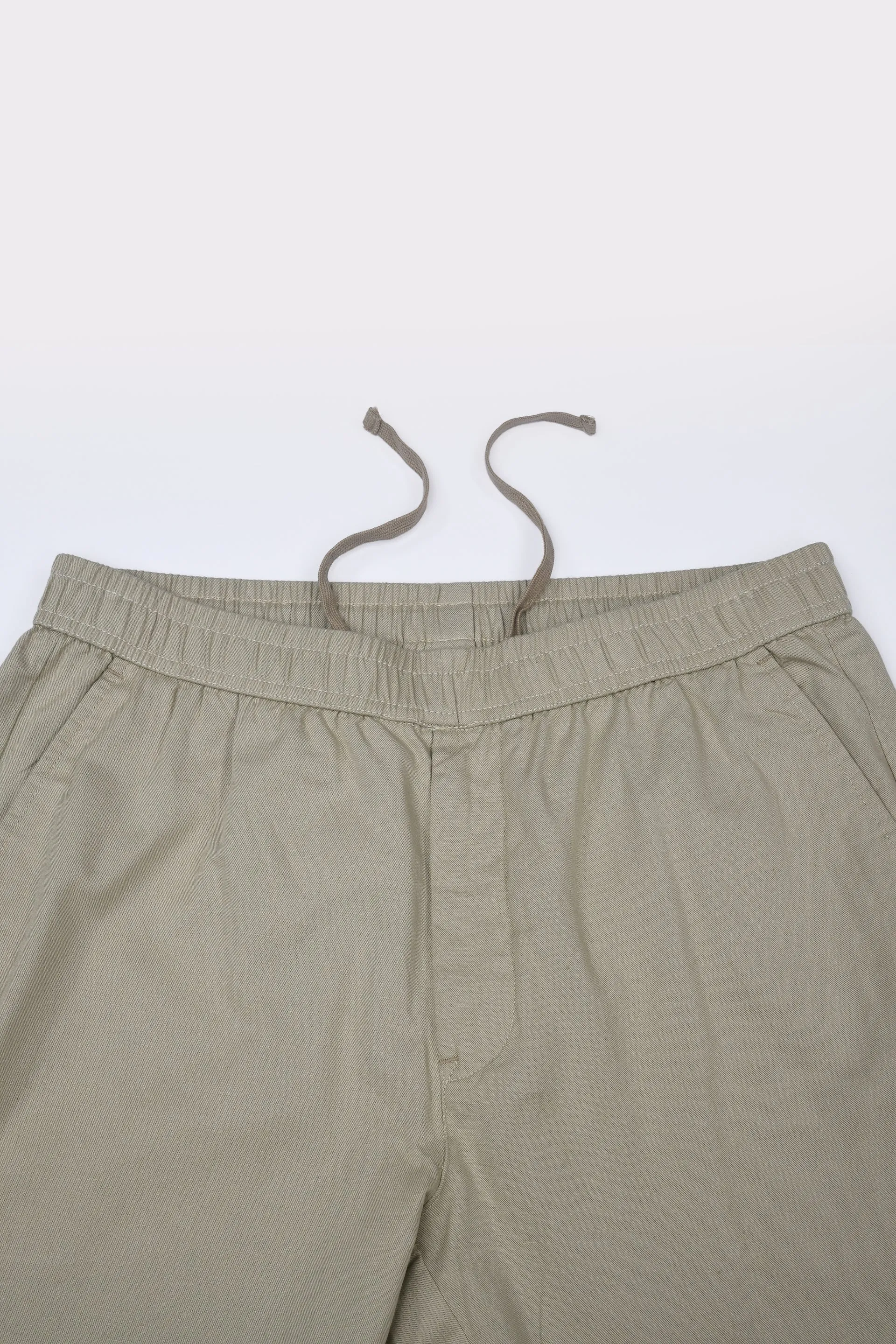 LINEN FUSED TAILORED  PANTS IN BEIGE