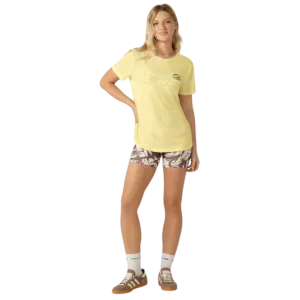 Lotus T-Shirt - Lemon Cream