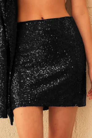 Magical Feeling Sequin Mini Skirt