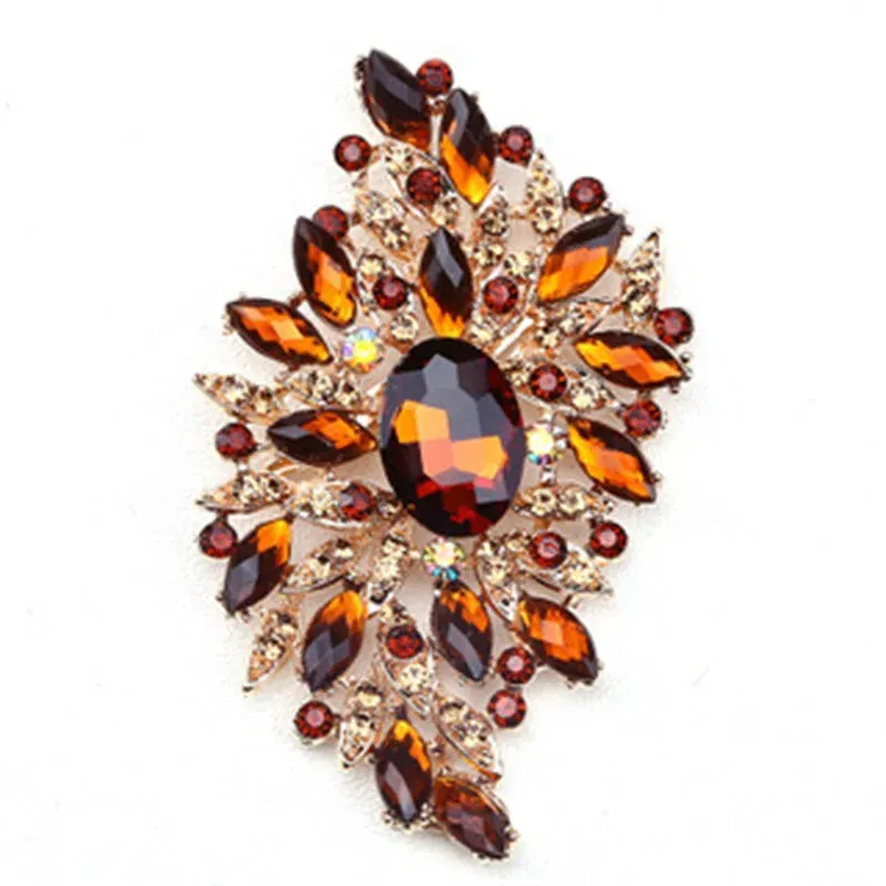Malha Leather Brooch Pin