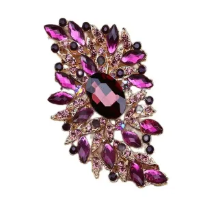 Malha Leather Brooch Pin