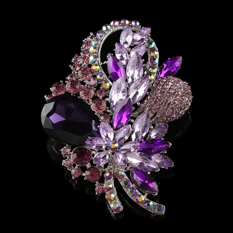 Malha Leather Brooch Pin