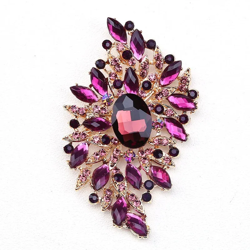 Malha Leather Brooch Pin
