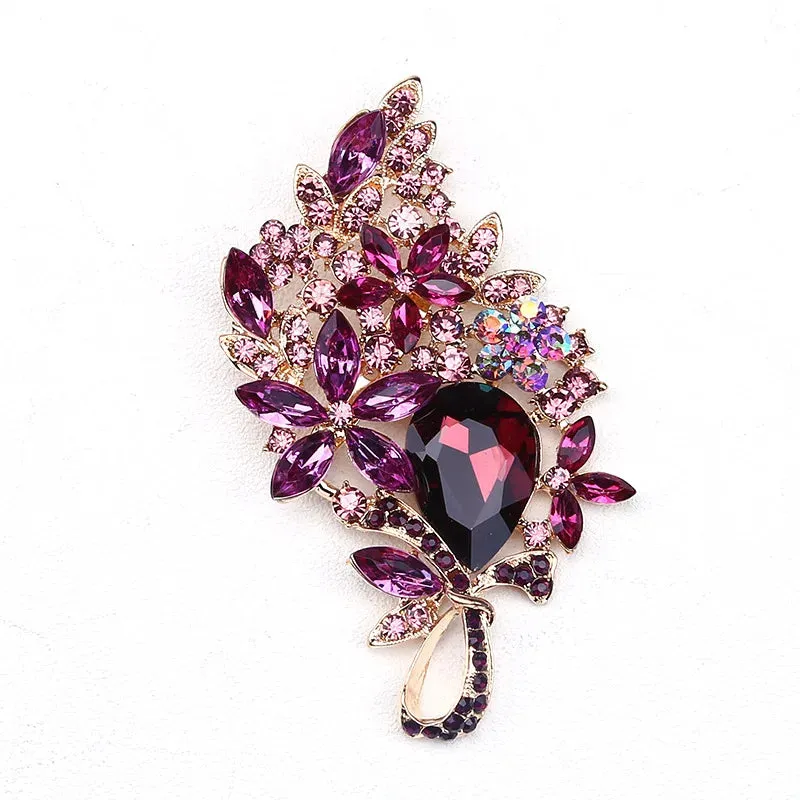 Malha Leather Brooch Pin