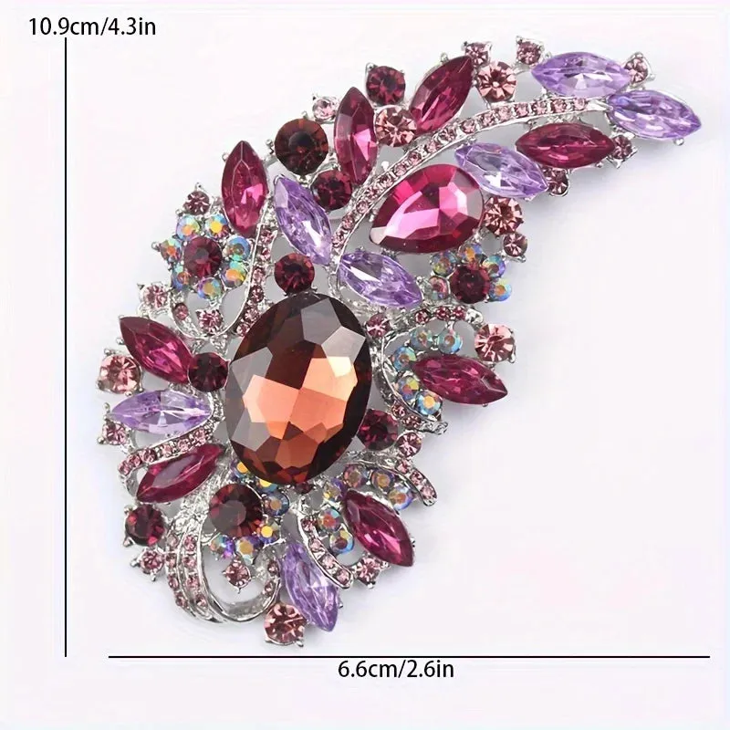 Malha Leather Brooch Pin