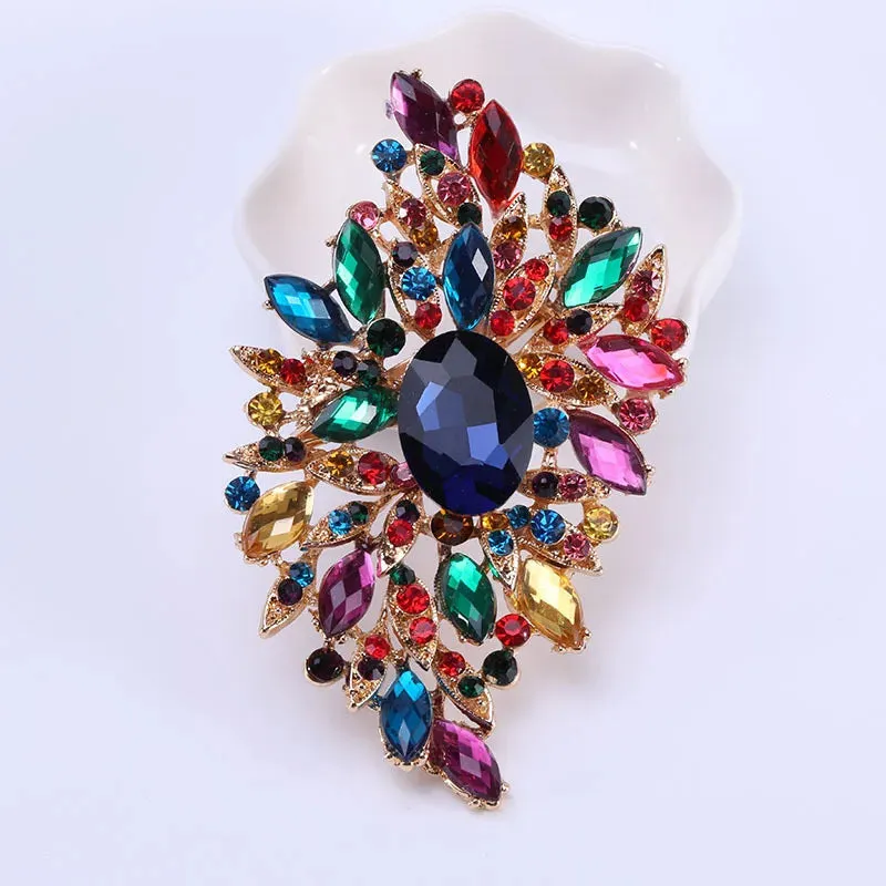 Malha Leather Brooch Pin