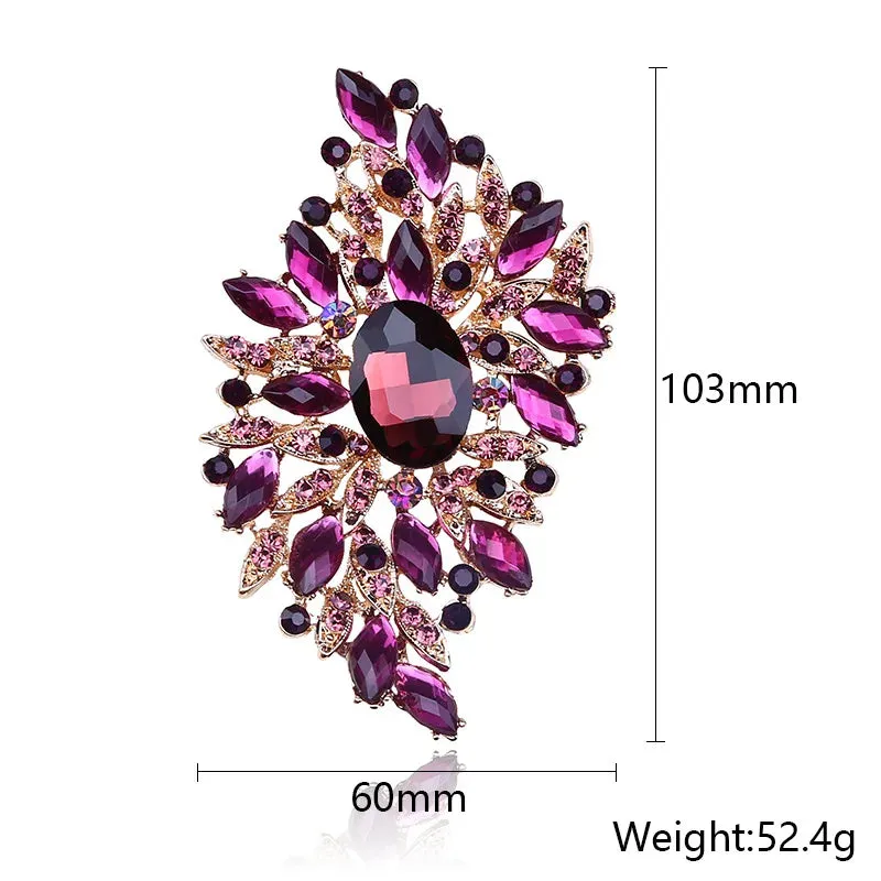 Malha Leather Brooch Pin