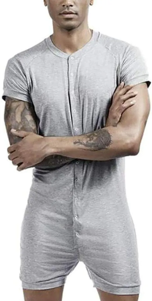 Men Wrestling Singlet Comfortable Breathable Bodysuit Short Sleeve Sports Undershirts