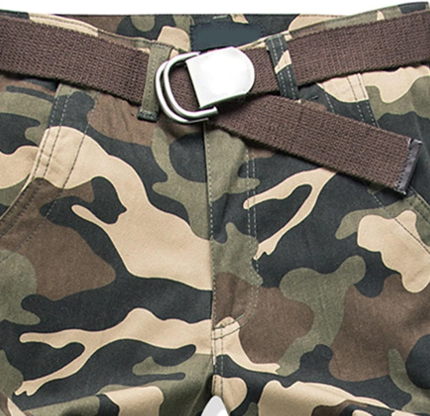 Men's Active Basic Fleece Joggers Overalls with Large Pockets Loose Soft Sweatpants Hiking Drawstring Tactical Pants